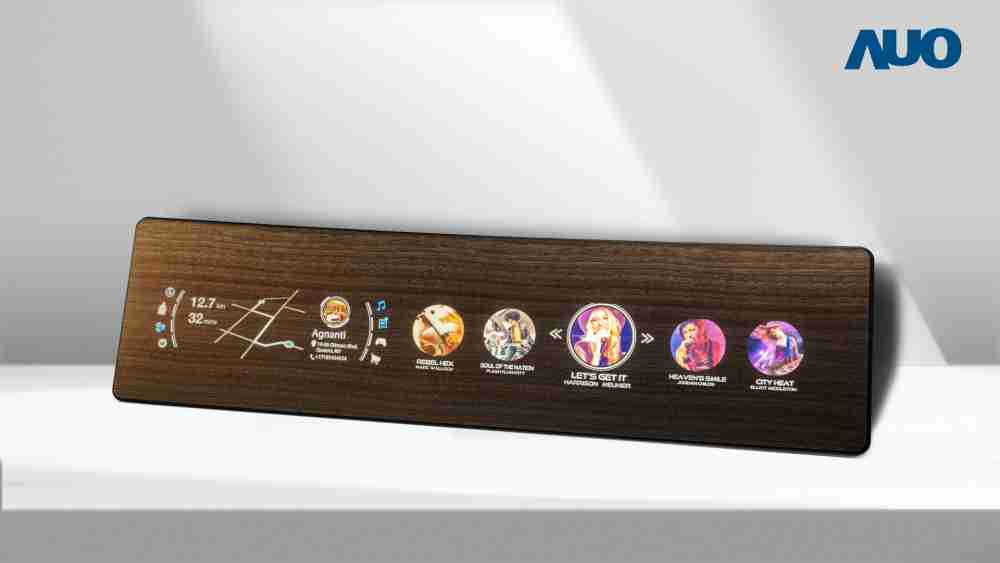 尊龙集团研发全球最高穿透度达80%的AmLED木纹显示器，，可于使用时呈现高亮度、、、清晰可见的信息，，，，并在不使用时回归为单纯的饰板，，节能兼具美观