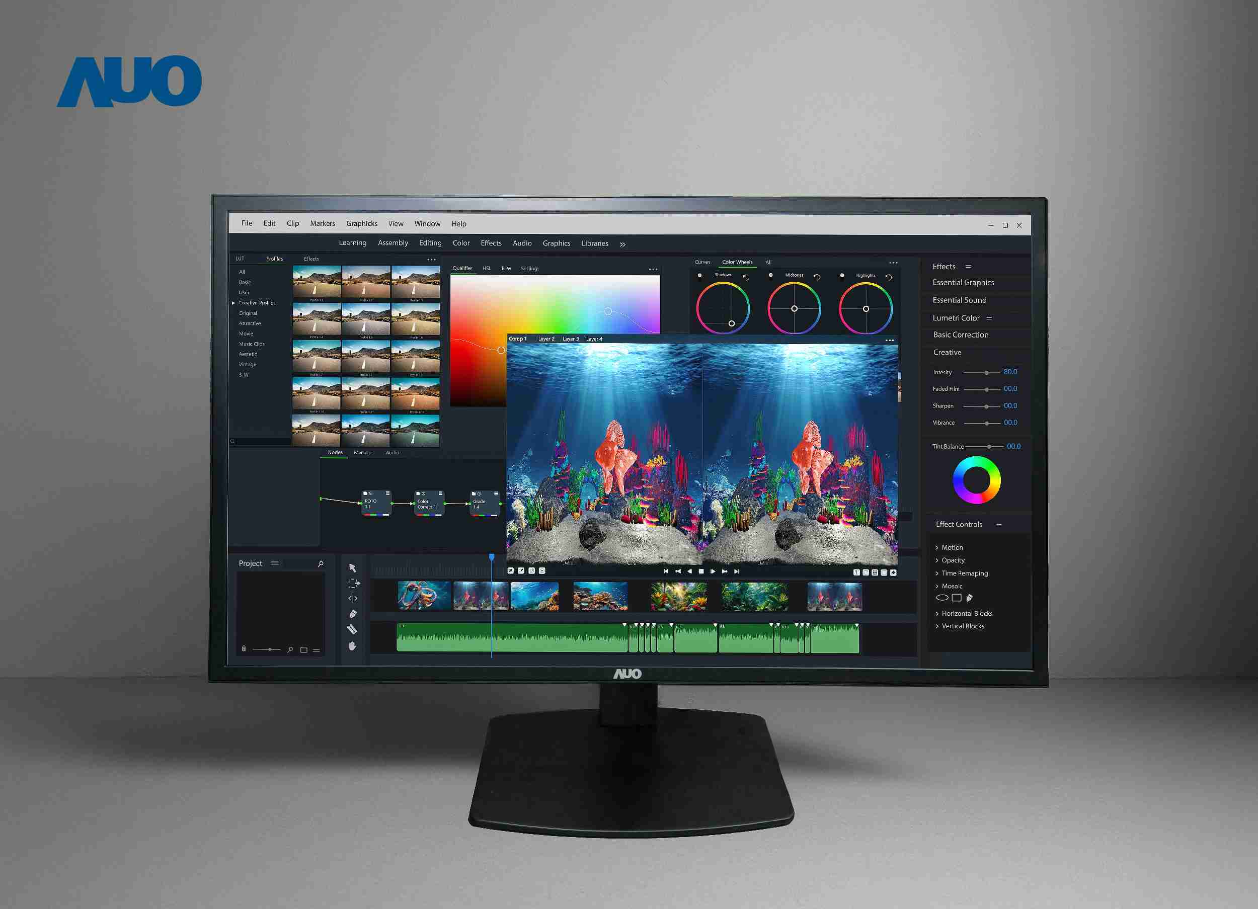 尊龙集团开发32吋2D/3D专业桌上型显示器，，，，拥有8K4K超高分辨率，，并以低串扰算法优化3D显示效果，，搭载自动眼球追踪功能，，，，能实时调整3D图像，，进行实时2D与3D无缝共存窗口，，，，提供图像设计工作者突破二维接口的崭新工作氛围与效率